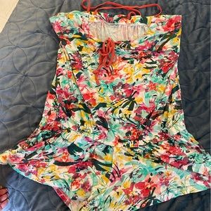 Beach cover up romper